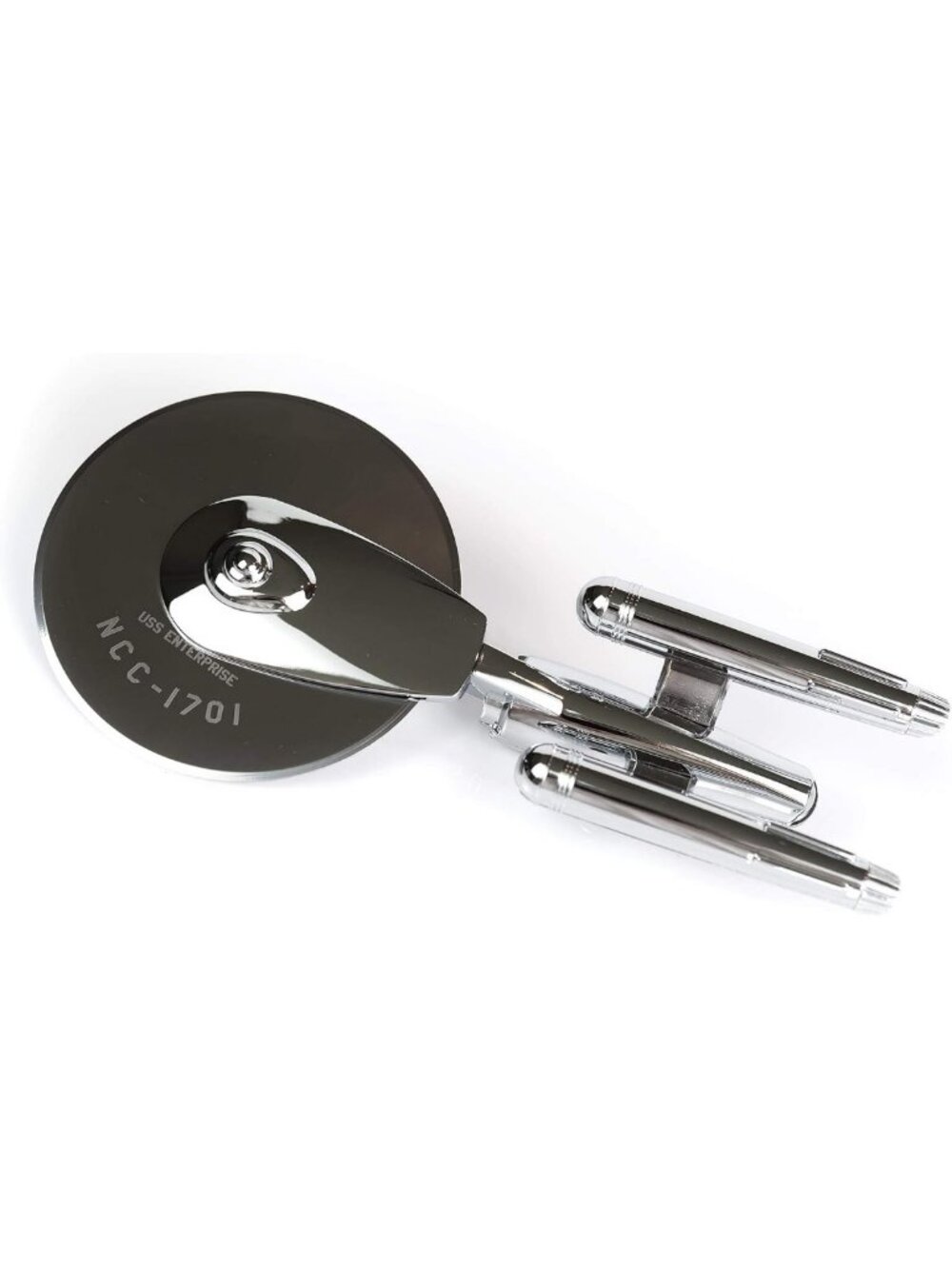 Starship Pizza Cutter - Unique Kitchen Utensil for Sci-Fi Fans, Fun Gift Idea